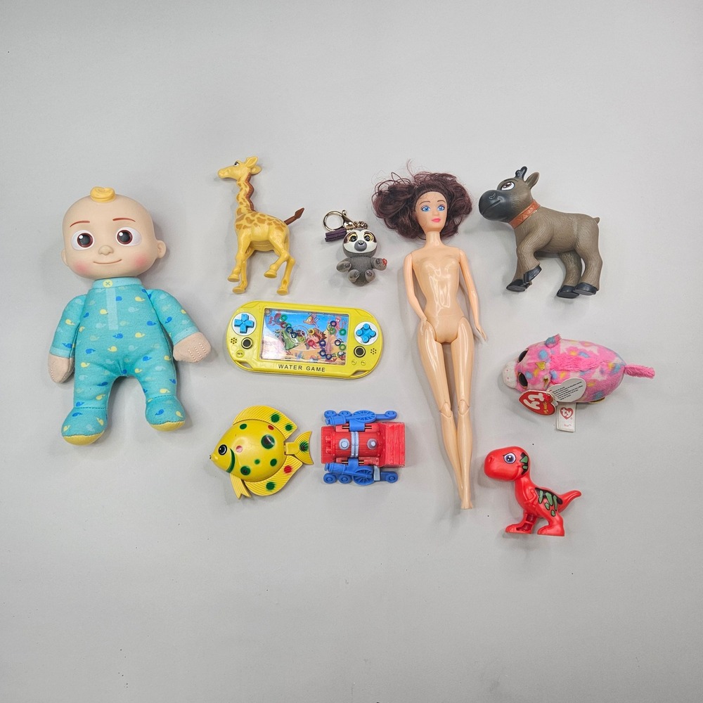 Cocomelon Ty Unbranded Toy Lot Kids Multicolor Figures Plush Water Game